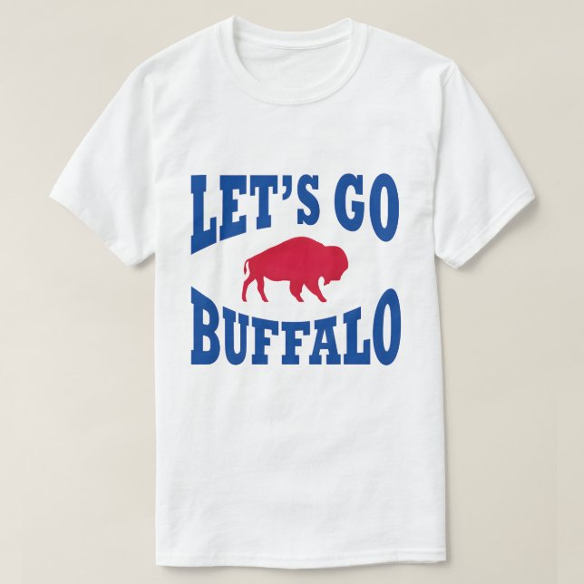 Let’s Go Buffalo Retro  T-Shirt (Design Front)