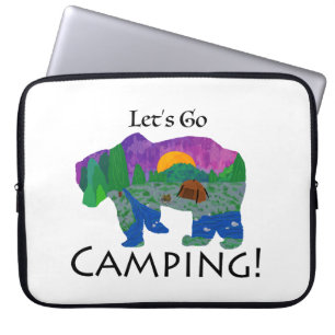 Let’s Go Camping Laptop Sleeve