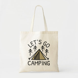 Let’s Go Camping Tote Bag