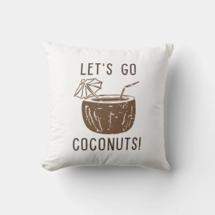 Let’s Go Coconuts Cushion