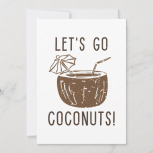 Let’s Go Coconuts Thank You Card