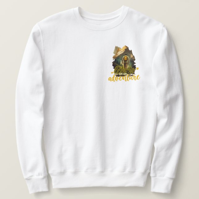 Let’s Go on an Adventure Men’s Sweatshirt | Mounta (Design Front)