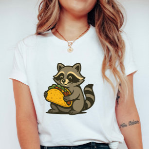 Let’s Go Taco Raccoon, Summer Fun Ladies T-Shirt