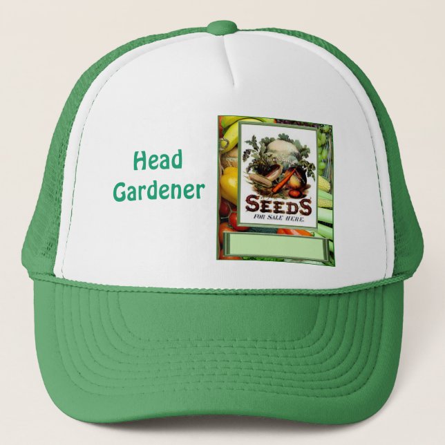 Let"s grow vegetables trucker hat (Front)