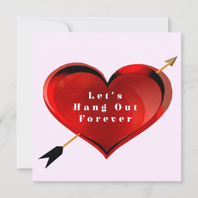 Let’s Hang Out Note Card (Front)