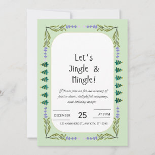 Let’s Jingle & Mingle Christmas Party Invitation –