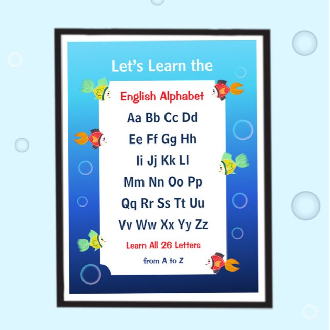 Let’s Learn the ABCs Poster for Kids (Creator Uploaded)