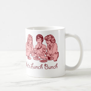 Let’s Lunch Bunch 50’s retro graphic Coffee Mug