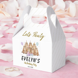 Let’s Party Groundhog 5th Birthday – Fun Kids Favour Box