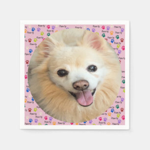 Let’s Paw-ty! Custom Dog Napkin