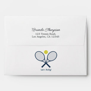 Let’s Pickle Preppy Pickleball Birthday Party Envelope