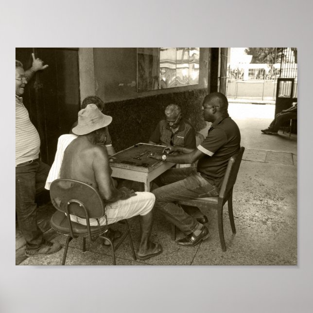 Let’s play some domino poster (Front)