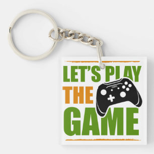 Let’s play the game key ring
