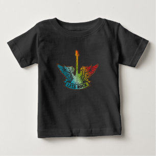 Let’s Rock Legend Rock And Roll Music Guitar Baby T-Shirt