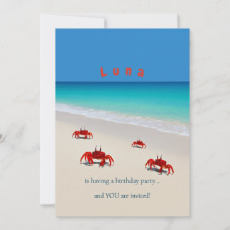 Let’s Shell-abrate! – Custom Girls Birthday Invite