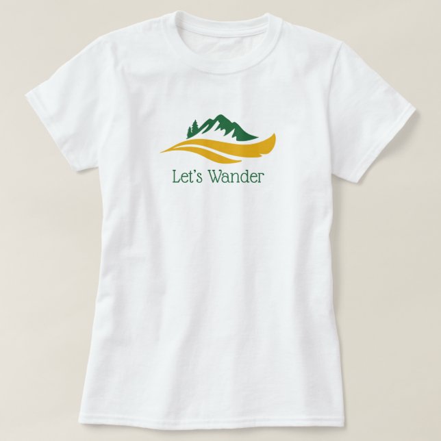 Let’s Wander T-Shirt (Design Front)
