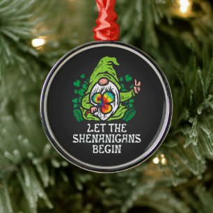 Let Shenanigans Begin Metal Tree Decoration