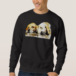 Let Sleeping Dogs Lie Especially Yellow Labs Sweatshirt