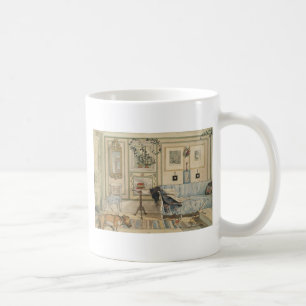 Let Sleeping Dogs Lie Swedish Watercolor Coffee Mug