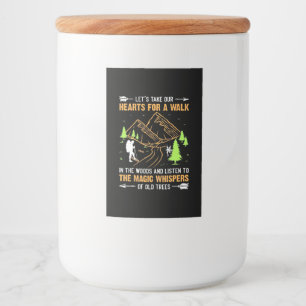 Let Take Our Hearts For A Walk Food Label