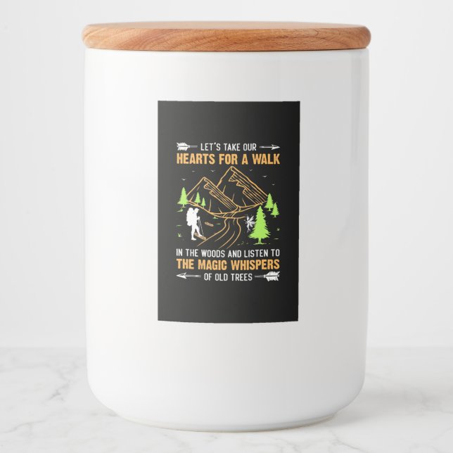 Let Take Our Hearts For A Walk Food Label (Front)