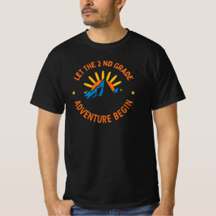 Let the 2nd Grade Adventure Begin – Back to School T-Shirt