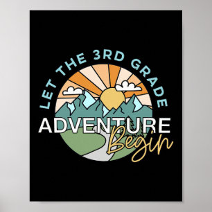Let The 3rd Grade Adventure Begin Teacher Back To Poster