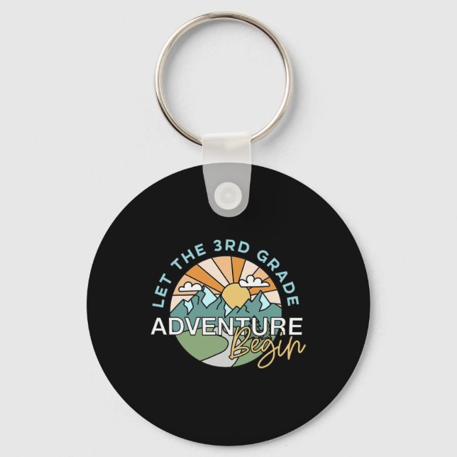 Let The 3rd Grade Adventure Begin Teacher Ck To Sc Key Ring (Front)