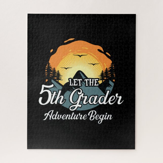 Let The 5th Grade Adventure Begin Jigsaw Puzzle (Vertical)