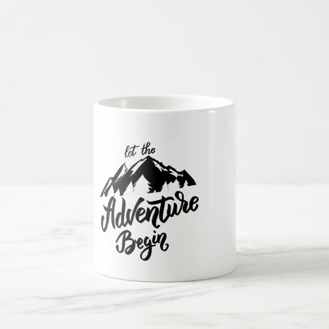 let the adventure begin amazing design chill out  coffee mug (Center)