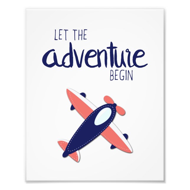 Let the Adventure Begin Art Print (Front)