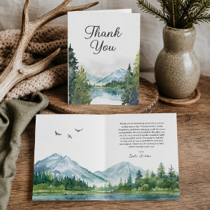 Let The Adventure Begin Baby Shower Thank You Card