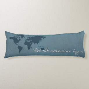 Let the adventure begin body cushion