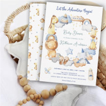 Let the Adventure Begin Boy Baby Toy Baby Shower 