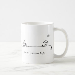 "Let the adventure begin" Mug by Hearts and All