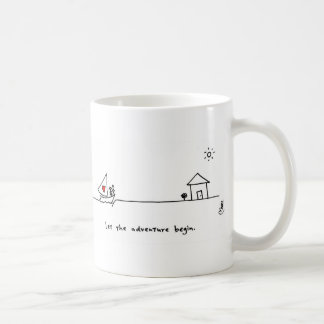 "Let the adventure begin" Mug by Hearts and All