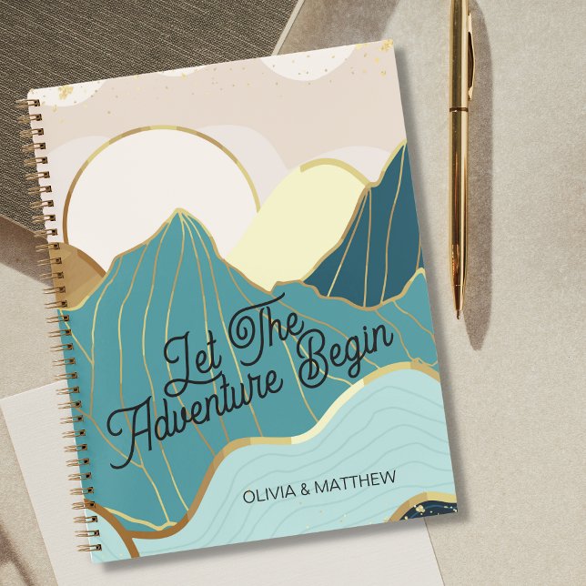  Let The Adventure Begin Personalised Travel Notebook (Creator Uploaded)