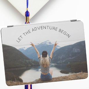 Let the Adventure Begin Photo Graduation Gift iPad Mini Cover