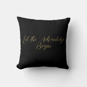 Let The Adventure Begin Pillow