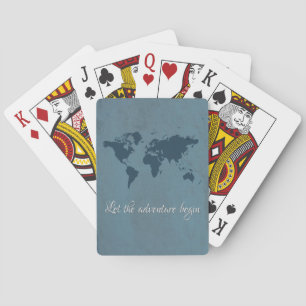 Let the adventure begin playing cards