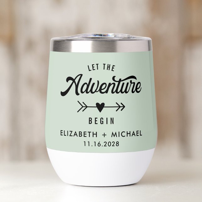 Let The Adventure Begin Sage Green Wedding (Creator Uploaded)
