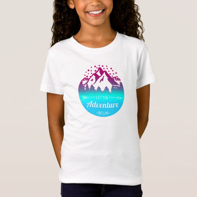 Let The Adventure Begin | Summer and Adventure T-Shirt (Front)