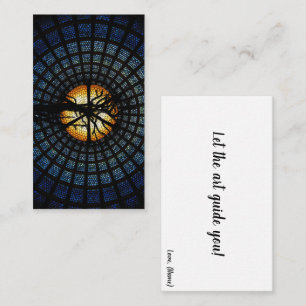 "let the art guide you" card