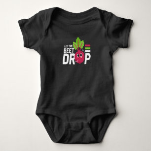 Let The Beet Drop Festival EDM Music DJ Baby Bodysuit