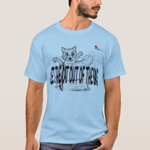 "Let the Cat Out of the Bag" T-Shirt   Funny Idiom