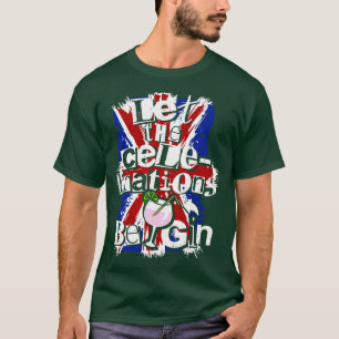 Let The Celebrations Be Gin King Charles Coronatio T-Shirt
