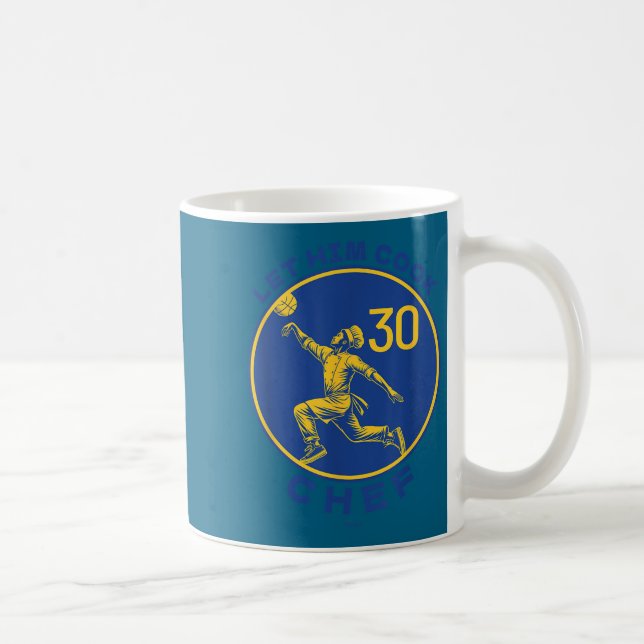 Let The Chef Cook Funny Basketball Court Legend Mo Coffee Mug (Right)