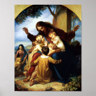 Let The Children Come To Me by Carl Vogelstein Poster