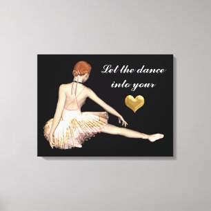 Let The Dance Into Your Heart Canvas Print
