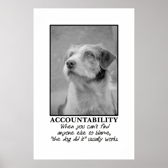 Let the dog take the blame for your farts [XL] Poster (Front)